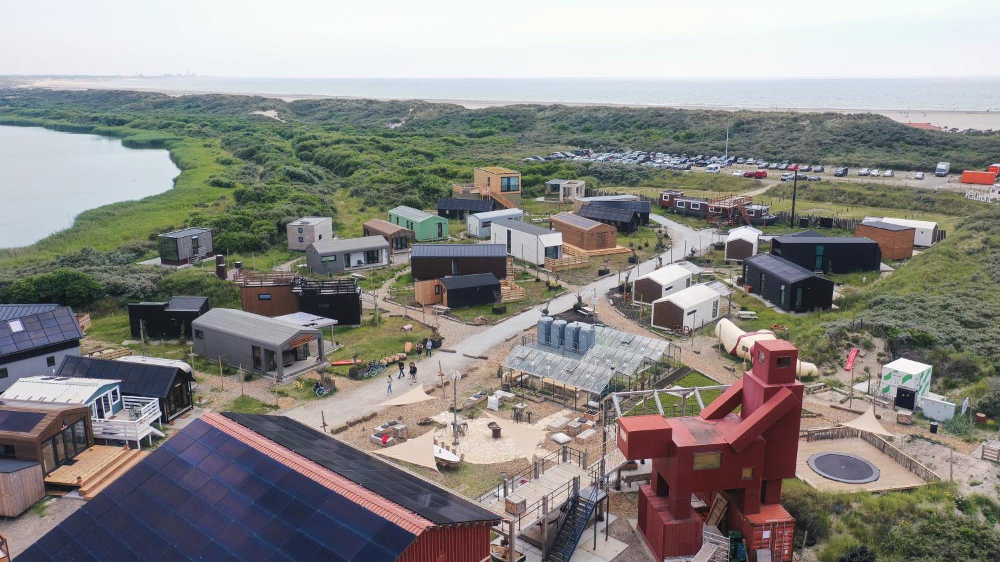 Basecamp Tiny House Eco-Resort Ijmuiden IJmuiden Kültér fotó